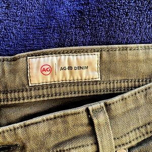 Olive denim pants by AG-ED Denim
